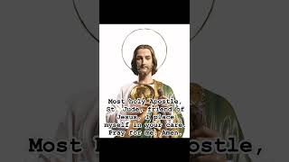 St Jude pray for us 💮  Powerful Meditation Prayer StJudeThaddeus [upl. by Cressida]