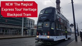 The Magical Express Christmas Tram Tour  Blackpool Heritage Tram Tours [upl. by Weaks662]