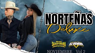 Norteñas Mix Deluxe Noviembre Vol 2  PuraRazaSaxofonera DjRamiroElDjDeLaRaza 2023 [upl. by Ihtraa]