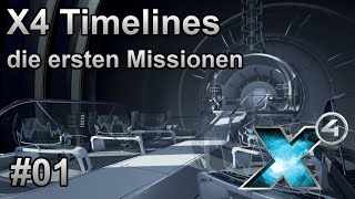 Lets Play X4 Foundations  Timelines neuer DLC Gameplay  01 DeutschGerman [upl. by Innep815]