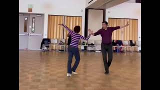 Andy amp Virginia Cha Cha Cha Dance Lesson at Sunnyvale Senior Center Tuesday 12102024 [upl. by Aihsyla]