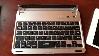 Arteck HB045 Bluetooth Keyboard  Unpack and First UseReview [upl. by Woodall]