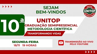 Sala 1ª  Aula 10  Fase 1 UNITOP Graduação Semipresencial METODOLOGIA CIENTÍFICA [upl. by Alaaj]