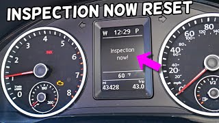 VW TIGUAN INSPECTION NOW RESET HOW TO CLEAR INSPECTION NOW ON VW TIGUAN [upl. by Esimaj680]