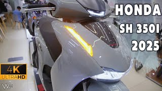 Honda SH 350i 2025 Xám Đen Thể Thao  Full Specs 4K60P [upl. by Galatia920]