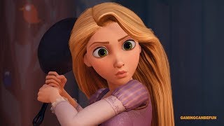 Kingdom Hearts 3 MOVIE  Disneys Tangled HIGH FRAME RATE SERIES IN 4K [upl. by Narad519]