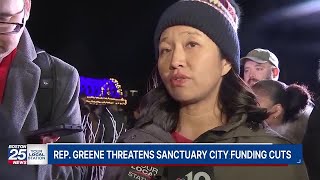 Boston Mayor Wu responds to threats of sanctuary cities losing federal funding [upl. by Enined]