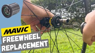 Conversion of XDRHG Freehub Body  MAVIC Wheel [upl. by Ahtebbat]