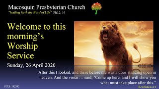 MPC  20200426  Sunday Service [upl. by Gilly264]