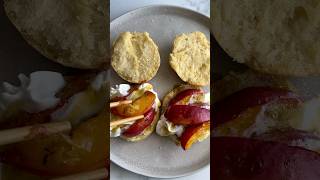 HOT HONEY PEACHES amp BUTTERMILK BISCUITS RECIPE from Lazy Daisys Cafe 🌶️🍯🍑 [upl. by Ahsakal145]