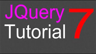 JQuery Tutorial for Beginners  7  JQuery Selectors Part 3 [upl. by Carrissa858]