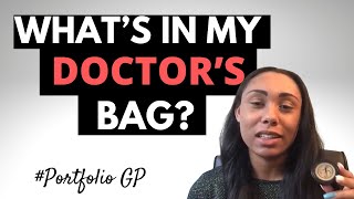 What’s In My Doctor’s Bag  General Practitioner  Portfolio GP [upl. by Edobalo]