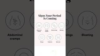 7 Surprising Signs Your Period is Coming Today 🩸 [upl. by Karia]