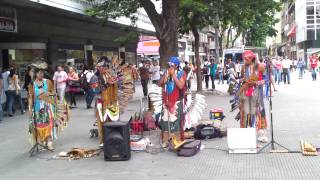 Bolivianos tocando no centro de São Paulo [upl. by Llednyl]