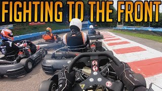 Fighting To The Front at Buckmore Park Kart Circuit [upl. by Eltsirk517]