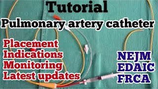 Pulmonary Artery Catheterization Update  Basics indications monitoring  NEJM  EDAIC  FRCA [upl. by Llegna981]