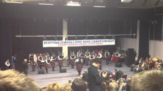 Dollar Academy in Free Style at The Scottish Schools Pipe Band Championships 2014 [upl. by Lucas]