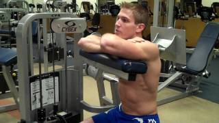 How To Seated Abdominal Crunch Cybex [upl. by Naples]