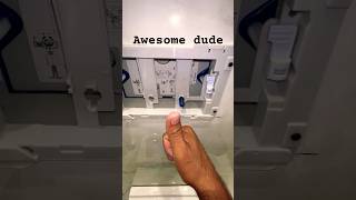 Easy way toilet flush plate installation [upl. by Durward761]