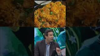 Karachi Biryani taste is better than Indian Hyderabad Biryani Say wasim bhai cricket [upl. by Cormack]