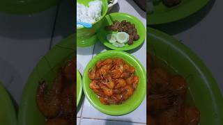 UDANG WENAK POLLLLL NAGIHHH CUYYY foodskita88 trending makanan youtubeshorts ramen kulinerfood [upl. by Yllac]