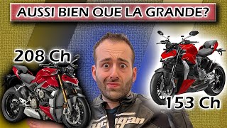 Essai Ducati Streetfighter V2 LES 3 RAISONS DE LA PREFERER A LA V4 [upl. by Eiramlehcar]