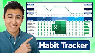 Make a Productivity Tracker in Excel  FREE File [upl. by Unders]