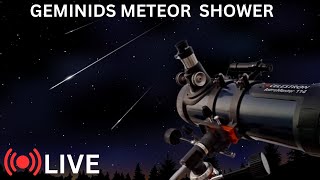 Geminid Meteor shower and Deep Sky Objects LIVE  टूटते तारे LIVE from India [upl. by Raji]