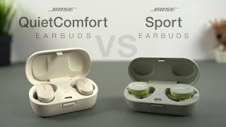 Bose QuietComfort vs Sport Earbuds InDepth Review  The Real ANC King [upl. by Hutchings]