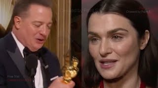 Rachel Weisz Reacts To Brendan Frasers Oscar Win [upl. by Wilkens]