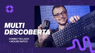 Multi Descoberta  Unboxing Mouse  Teclado Rapoo [upl. by Atilemrac]