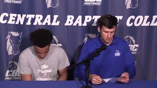 Mens Basketball Postgame  Gabe Johnson amp Sam Kohnke  10312024 vs Ecclesia [upl. by Eenahs]