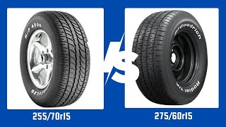 Tire Size 25570r15 vs 27560r15 [upl. by Adla]