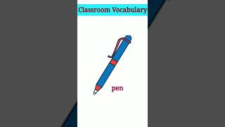 classroom vocabulary for kidsclassroom vocabulary in english english learning shorts [upl. by Micco12]