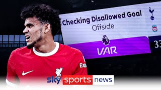 Liverpool ask PGMOL to release audio of VAR decision to disallow Luis Diazs goal at Tottenham [upl. by Brown]