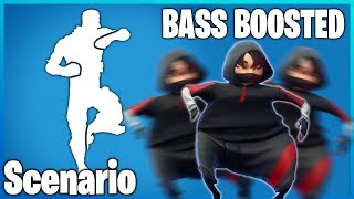 Scenario IKONIK Skin Emote BASS BOOSTED [upl. by Ribble]