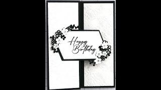 Black amp White Happy Birthday Elegance featuring Sentimental Park Dies [upl. by Brandie987]