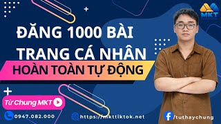 Đăng Bài Trên Trang Facebook  Tool Auto Đăng Bài Facebook [upl. by Atinuaj]