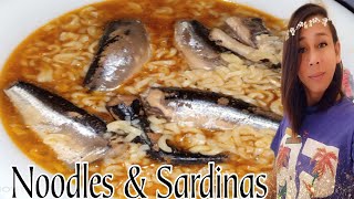 Noodles amp Sardinas Recipe [upl. by Labotsirhc]