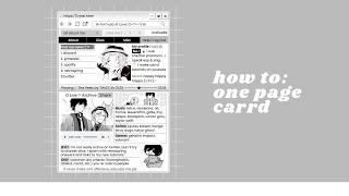 aesthetic site easy carrd tutorial [upl. by Atirak]