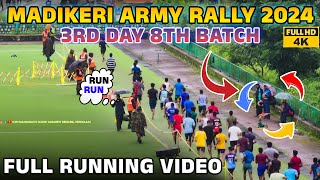 MADIKERI AGNIVEER ARMY RALLY  SECOND DAY BATCH 08  Army Rally 2024 [upl. by Ib]