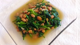 ESPINACAS MUY NUTRITIVAS CON FRIJOLESSPINACH [upl. by Anirod]