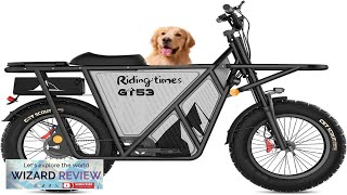 Ridingtimes GT53 Electric Cargo Bike for Adults 550LBS 2000W Cargo Ebike 1123WH Review [upl. by Sandor]