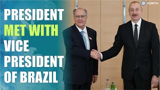 President Ilham Aliyev met with Vice President of Brazil [upl. by Delogu648]