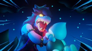 Lancer Vs Susiezilla  Deltarune 3D Animation [upl. by Aratal972]