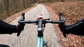 Gravel biking  Scioto Trail State Park [upl. by Nairadas]