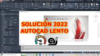 AUTOCAD LENTO SOLUCIÓN 2022  LIMPIAR O PURGAR EN AUTOCAD [upl. by Attenyw]