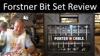 Forstner Bit Set Review  Porter Cable PC1014 [upl. by Tnomel]