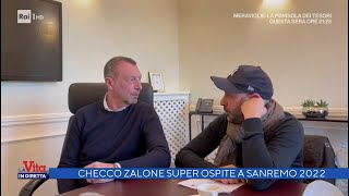 Checco Zalone sarà il super ospite a Sanremo 2022  La vita in diretta 11012022 [upl. by Becket]