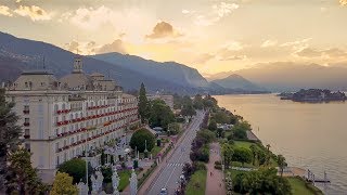 Italy  Stresa  Lago Maggiore  Drone 4k [upl. by Margo]